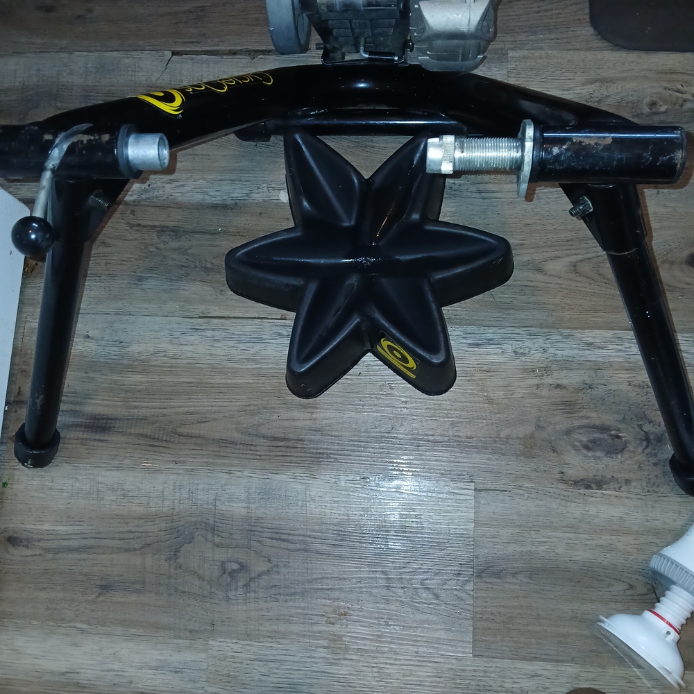 Black and Yellow Exercise Equipment